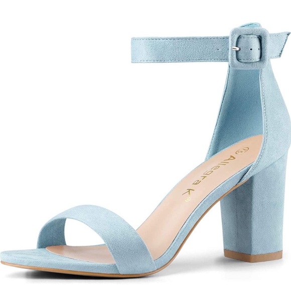 Allegra K block heel sandals - Picture 2 of 4